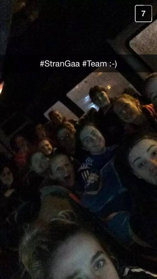 StranmillisGAA's tweet photo. First ladies league game! Was away to Cavan IT! #RoadTrip #TeamBonding #StranGAA http://t.co/ESyPFRoNCC