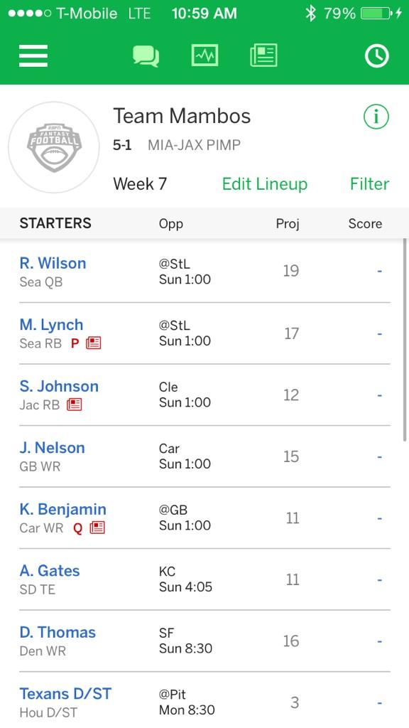 Changed my line up a bit, <a href="/StormJohnson8/">W. Storm Johnson</a> is gonna set it off today! #Jaguars