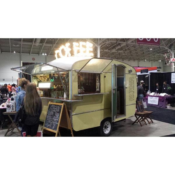 TOfoodandwine's tweet photo. Need to wake up for the last day of #DFS14? Stop by @DetourMobile and get wired at booth #516! http://t.co/B86RL7cUCK