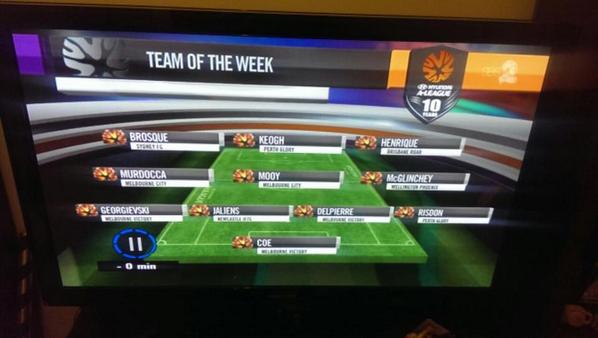Georgievski on the team of the week Georgievski on the team of the week