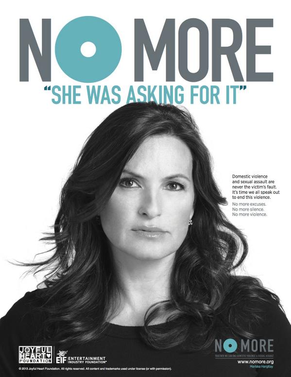 NOMOREorg's tweet photo. #NOMORE "she was asking for it" #NOMOREexcuses for domestic violence &amp; sexual assault. #1is2many RT to say #NOMORE http://t.co/81Zw9XFxLF