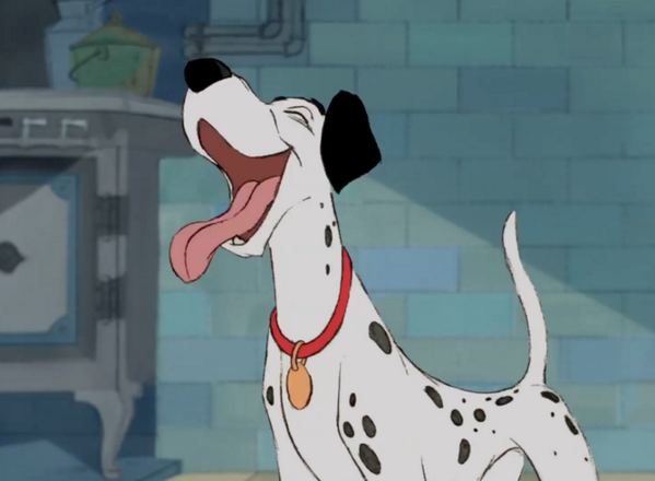 Disney's tweet photo. Happy dogs are an instant pick-me-up. http://t.co/Jl02yosckW