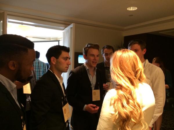 LynnTilton's tweet photo. Holding court with young brilliance at the #K502014 event. @KairosSociety http://t.co/UEYde6jQ5b