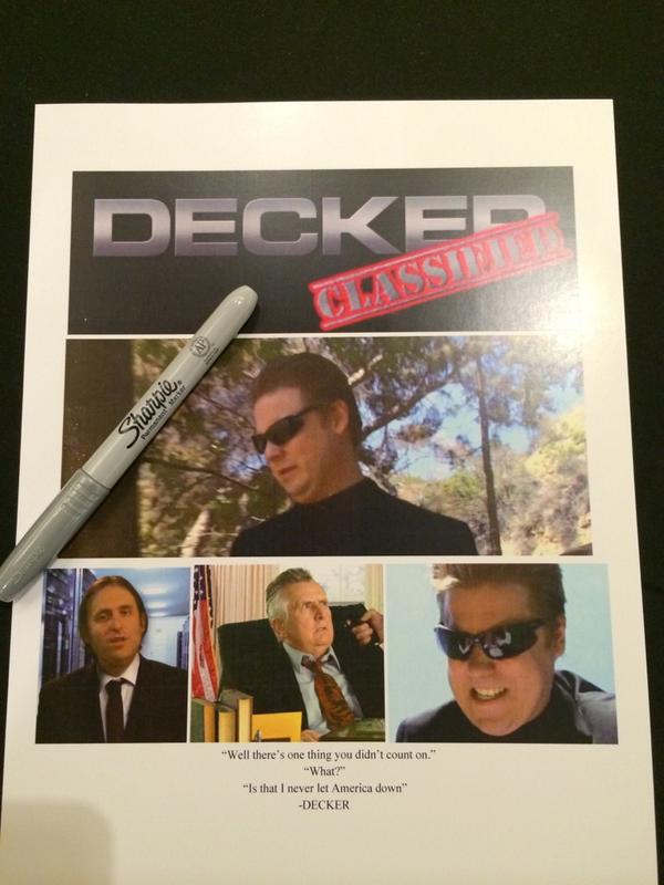 PaulPosillico's tweet photo. Where is Decker? Looking to get my fan collage signed. #decker #hollywoodshow http://t.co/YjIRsODWpN