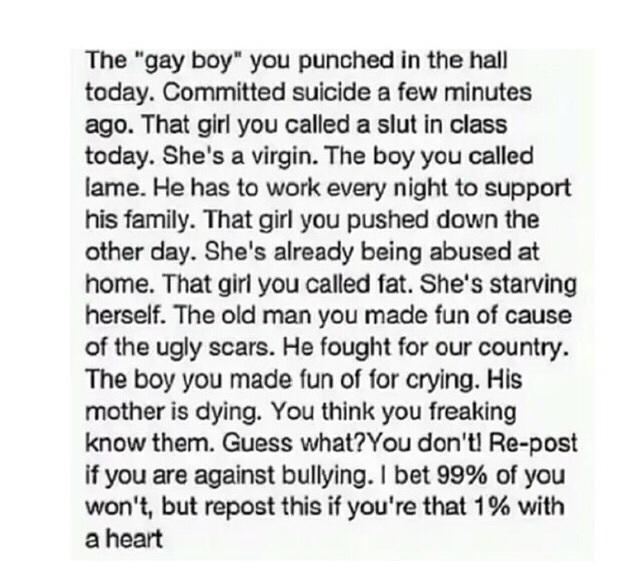 Be kind, everyone you meet is fighting a hard battle http://t.co/cehN5RQvVG