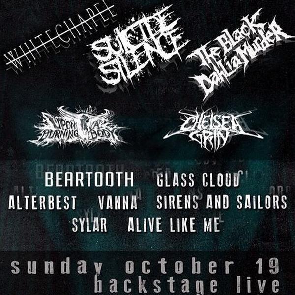 SAN ANTONIO, TX:  Tonight at Backstage Live the Our Endless War Tour meets up with a few friends, don't miss it!