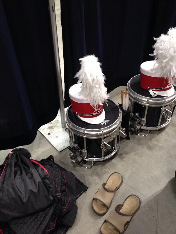 PreherJustin's tweet image. It&apos;s halftime in Indy baby. #cardtime #marchingcards @ElleRaiser