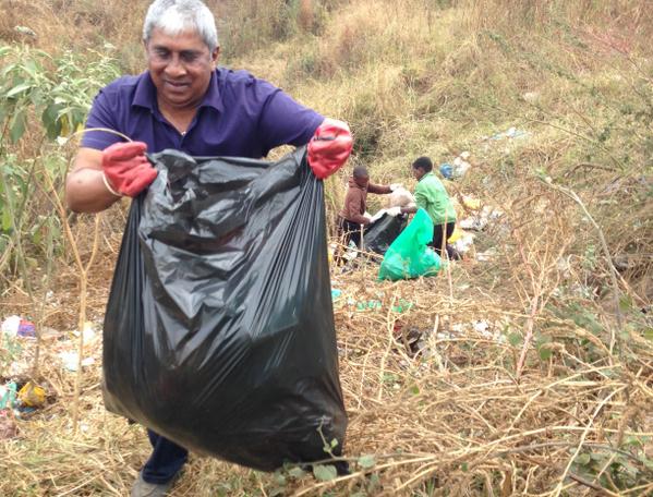 eWasteSA's tweet photo. Our Mandela Day this year #67minutes http://t.co/todW6iLaon