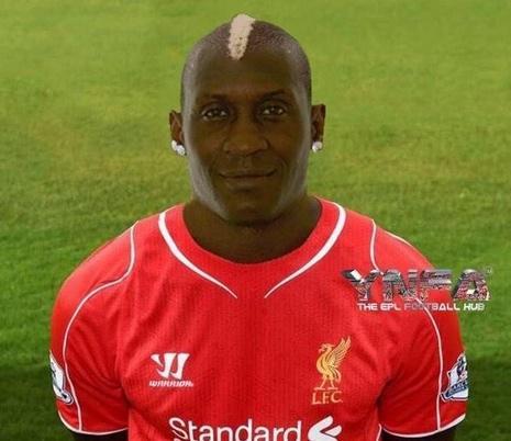 FootballFunnys's tweet photo. Mario Balotelli's updated first-team photo.. http://t.co/JGWkFkT4IK