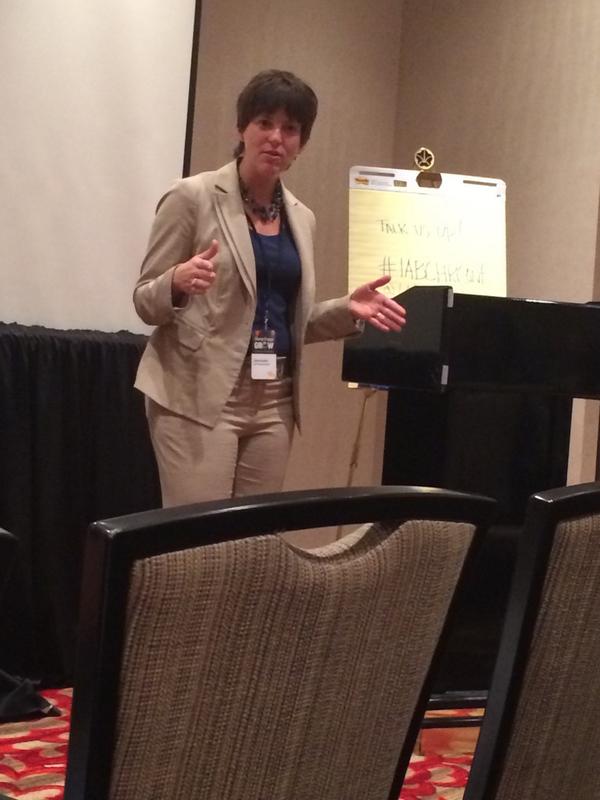 ICIABC's tweet photo. Ithaca College Alumni @catherineallen speaks to the students at #IABCHRConf! #BomberPride http://t.co/l91JDSKKTi