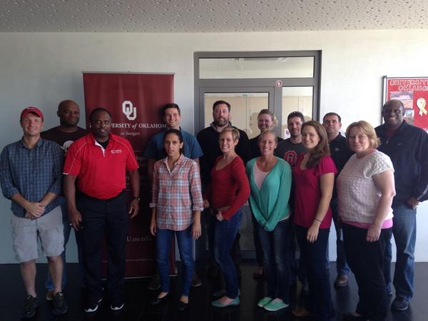 dr_spencer's tweet image. Goodbye to a great class! I learned as much as I taught. @uofoklahoma #advancedprograms
