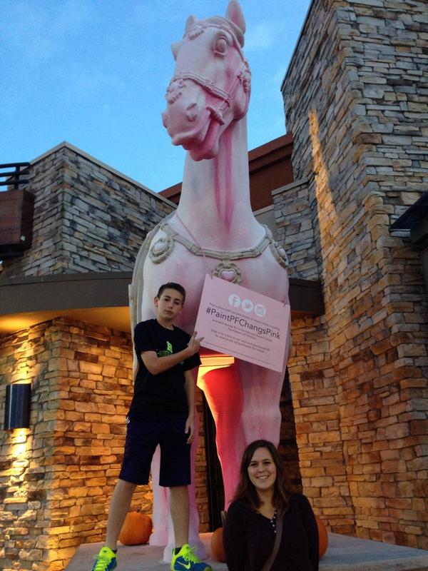caroccio76's tweet photo. #PaintPFChangsPink http://t.co/IXv8RUQ42C