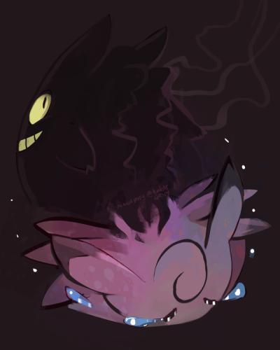 MoonlitBeing's tweet image. "Running from shadows...and Germs..."