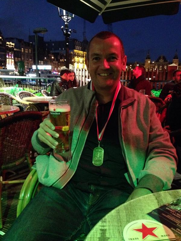 pumpinpete's tweet photo. Rehydration #amsterdammarathon #TCSSuperheroes #TCSAM14 http://t.co/c0KDtZnmvU