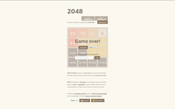 Roghetti's tweet photo. finally … #2048game http://t.co/Zimrzgdp9X