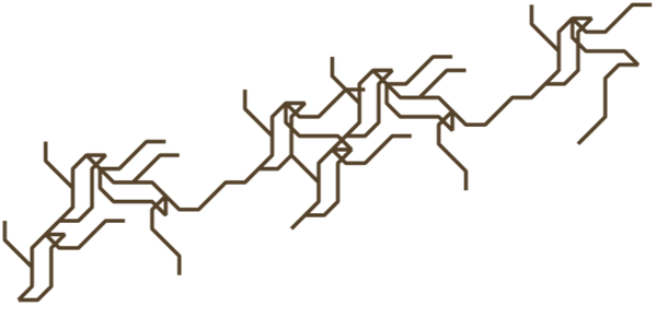 LSystemBot's tweet photo. {start:'FFJFFJ',rules:{F:'-T---',T:'F-F-FJTF+[-+TFT]J[FT]F-+',J:'+T-FTJ+'},'α':45} http://t.co/TS86vbwBMe