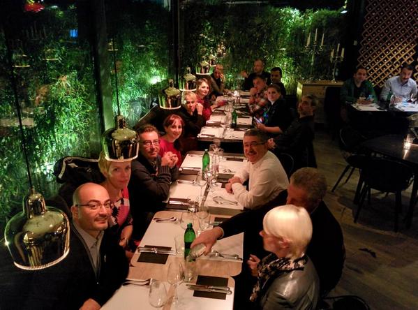 DisHekIlayMaden's tweet photo. Kursiyerlerimizle Ljubljana da İtalyan mutfağı... http://t.co/toyKDico49