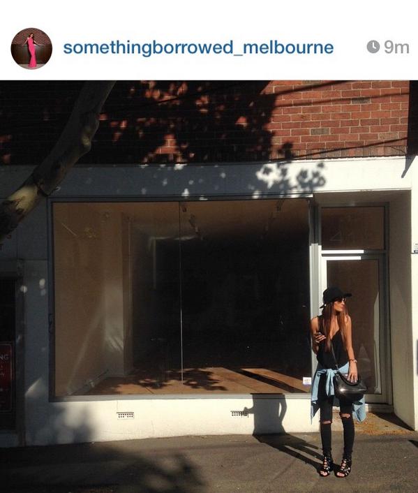sbperth's tweet photo. Check out our new Instagram for our Melbourne store which will open in 2015! Here is Mia viewing the new space 😍 http://t.co/iwM3vddgZp