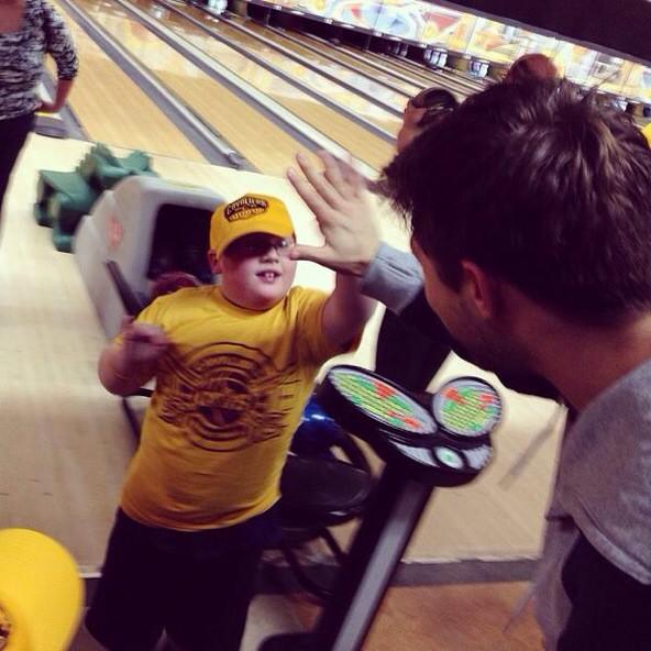 matthewdelly's tweet photo. Great event at Special Olympics bowling practice -good luck on Saturday! Exciting to see Tanner get his first strike! http://t.co/gMTdXEDWa9