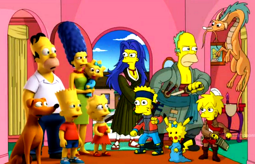 The Simpsons' 'couch gag' pays tribute to Chrome Dino game