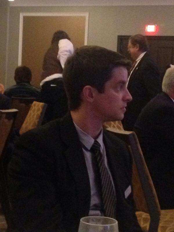 votedottie's tweet photo. @StrouseForPA enjoying the MCDC dinner http://t.co/kmMpSIxT6b