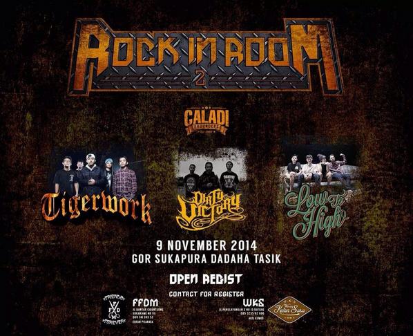 #TasikmalayaHardfest done!! Next #CALADIROCKINROOM2014 open register for 10 band all genre , contact person cek bio