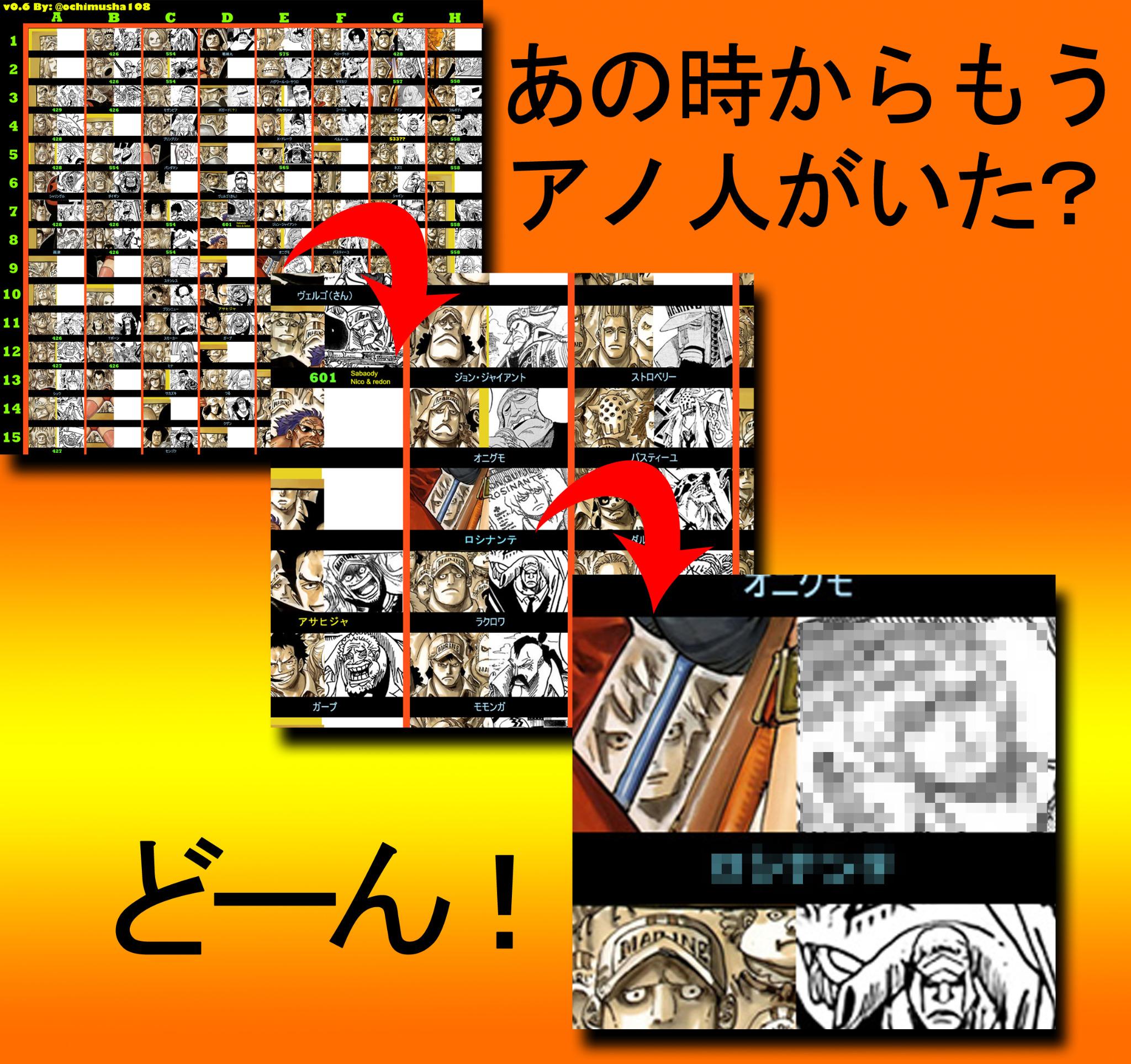 Greg ワンピース７６４話 スンゲェーことに気付きましたー ６９１話カラー扉絵の海軍リストをアップデートしました ２人を追加しました よければフルサイズでcheck It Out Http T Co 4tevewmmmq Http T Co Ctb6yyw25y Twitter