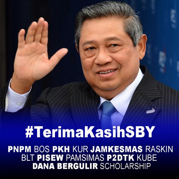 Program SBY: Atas Beasiswa BIDIK MISI banyak anak bisa kuliah yg kelak menjadi pemimpin Indonesia #MakasihSBY