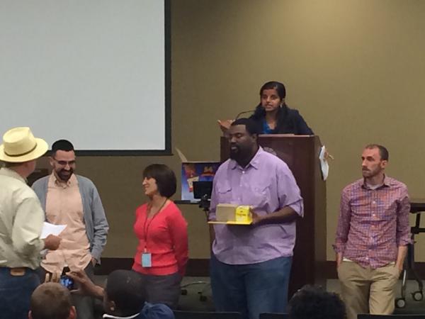 joshmmorris's tweet image. The winner of the first #SWgreenville #proalert