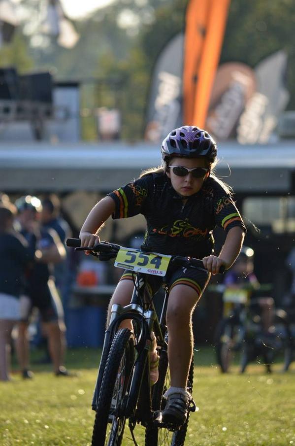 Alyssa in the Zone.  #goteambcb #bcbxcteam #nfldevo #brickcitybicyles #mountainbike #girlpower