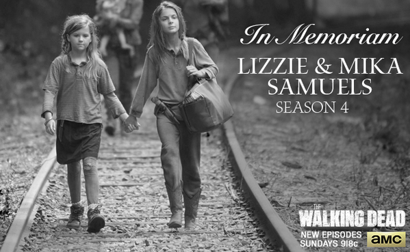 WalkingDead_AMC's tweet photo. RIP Lizzie and Mika.
#LookAtTheFlowers
#TheWalkingDead http://t.co/TC5xUNE2YP
