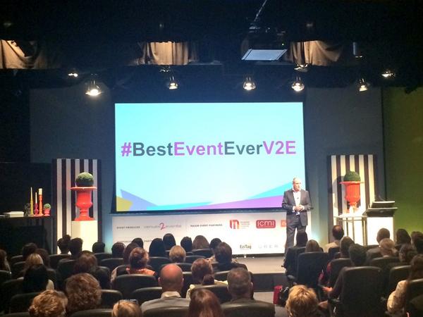MCEC's tweet photo. Pack house in our Clarendon Auditorium today for @Venues2Events #BestEventEverV2E http://t.co/i9gl90NgMY
