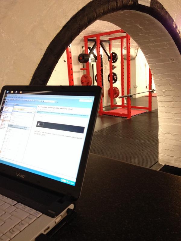 LA_Performance's tweet photo. Another hard day at the office 😊 #smug #Fitness #gym #s&amp;c #Bristol http://t.co/g2MKdEs1D0