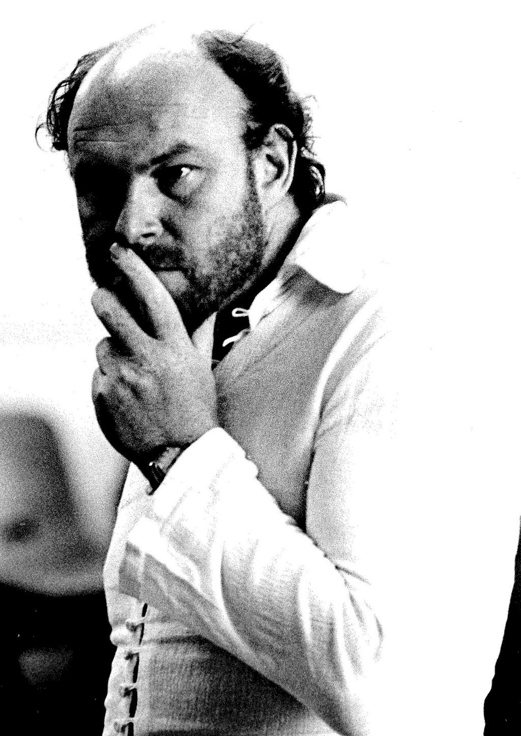 Happy 80th Birthday Timothy West! Here he is in rehearsal for Othello in 1976 - incredible actor. 