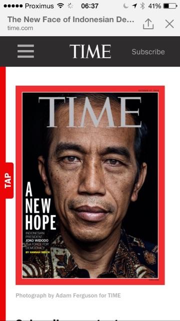 Congratulations to Indonesians for the new president, #PresidenJokowi. Selamat!