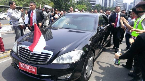 Jokowi's car.