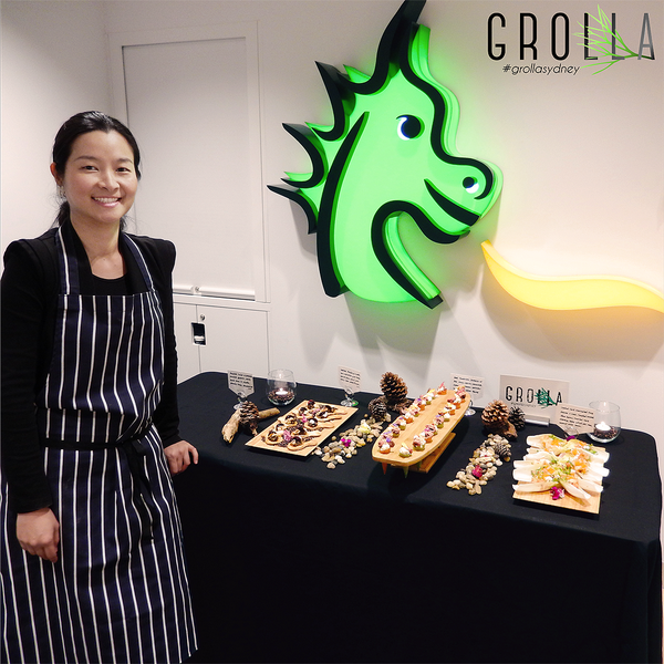 grollasydney's tweet photo. Great event @StGeorgeBank @Darlinghurst360 opening our HeadChef and cofounder with some of our creative food. http://t.co/w0z13ipI3G