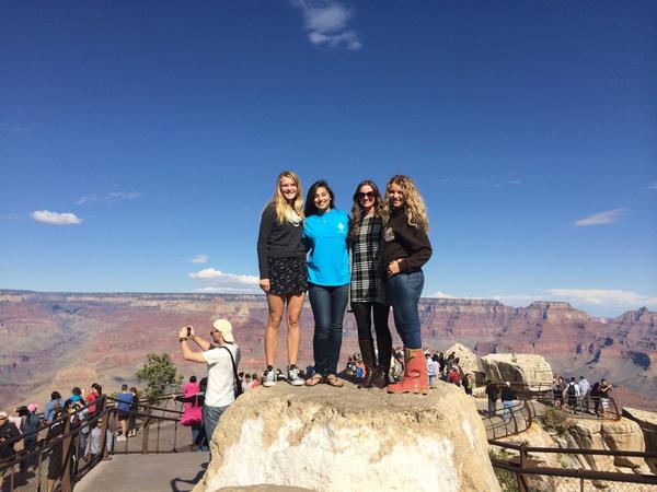 ldc_nikole's tweet photo. Wonderful day with members of @NAU_PiPhi Seeing the Grand Canyon took my breath away! #BeAPiPhiLDC http://t.co/AQo23qRP7V