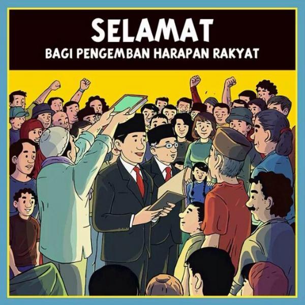 Selamat Pak JOKOWI Sebagai Presiden Ke 7 Indonesia Semoga Menjadikan Indonesia Yang Lebih Baik Lagi 👊