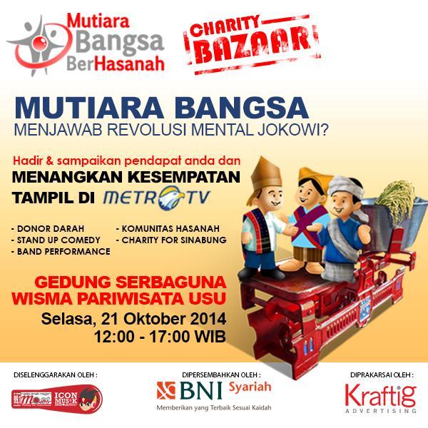 siang ini datang ke acara Mutiara Bangsa Berhasanah. Ada Standup Perfome dari <a href="/Cacink17/">bang ca</a> , <a href="/RidhoBrado/">Yan Al Ridho</a> &amp; comic2 Medan
