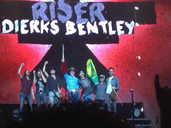 DierksBentley's tweet photo. Saskatoon! totally badass. send more pics. we don't have anyone takin pics for us tonight. want to see yours. http://t.co/H7vAgQdpKw