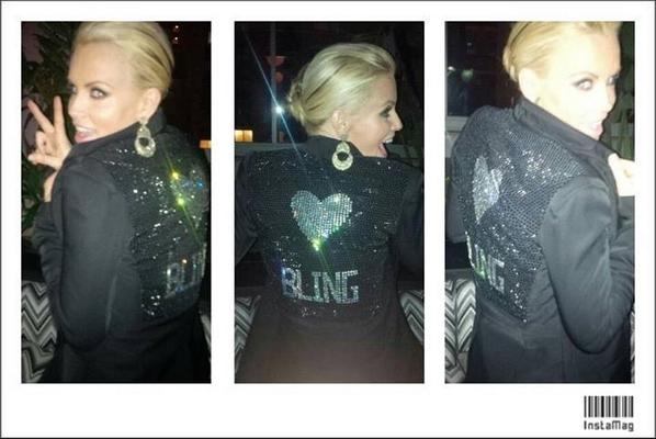 Jerzybling's tweet photo. @PerezHilton making you custom Perez bling blazer! #bestblazer #musthave #labling Xx http://t.co/eML5SgTEyE