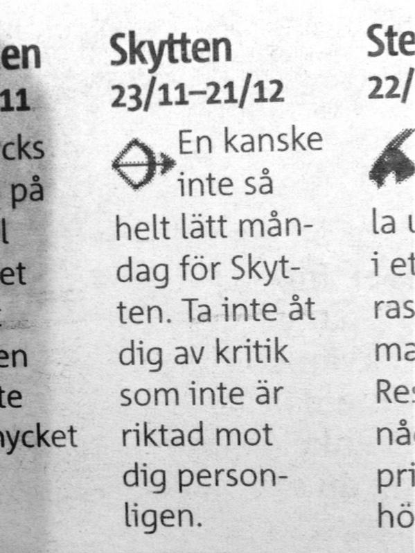 fogelqvitter's tweet photo. Inte vår dag @MikaelMD. Lätta måndagar? En myt. #skytten http://t.co/qt5uRSkQnb