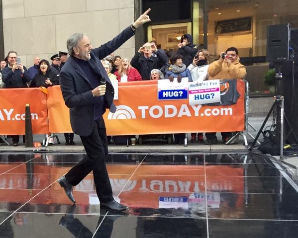 Today Show sound check! Hello NYC!