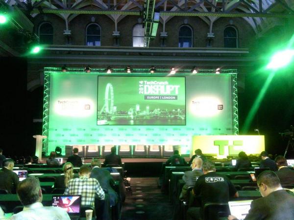 dhenault's tweet photo. Starting the day #TCDisrupt London 2014 - enjoying a very energising crowd... http://t.co/sWjTk0ERsc