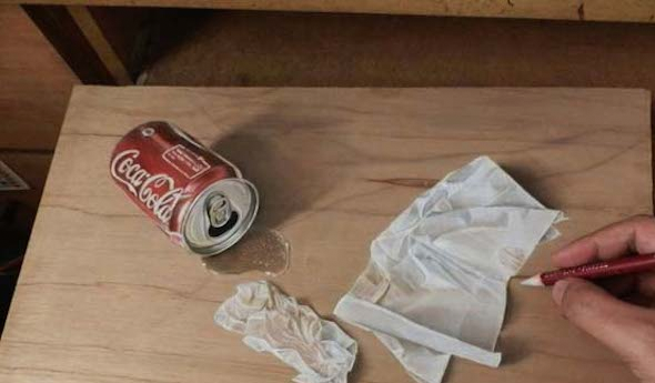 CreativeJournal's tweet image. Сингапурский художник создает гиперреалистичные рисунки на деревянных досках ► creativejournal.ru/realistic-draw…