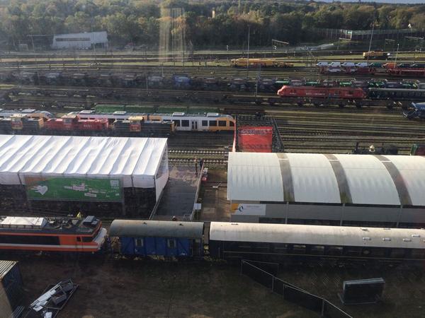 Het hoogste mobiele reuzenrad van Europa geeft prachtig uitzicht over de #SpoorParade