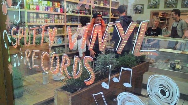 SpottyVinyl's tweet photo. Come and visit our new record corner in Peckham. We are situated in the back of @puzzleorganico 232 Rye Lane,SE15 4NL http://t.co/DvPA5oehov