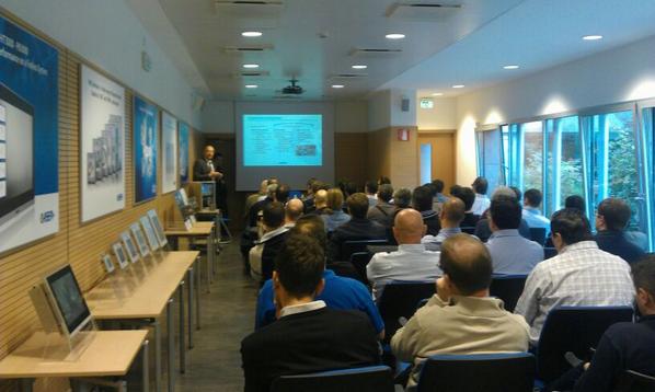 ASEMspa's tweet photo. Renzo Guerra, AD di ASEM, racconta i 35 anni dell'azienda durante la tappa speciale di Ubiquity Days 2014 qui in sede http://t.co/ZdjA7g5zEO