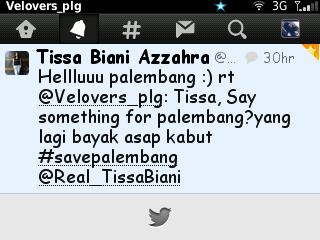 Velovers_plg's tweet photo. Iya kangen ({})"@Real_TissaBiani: Weeetsssa kangen ya Rt @Velovers_plg: Jawaban pertama dari @Real_TissaBiani hihi http://t.co/3O87Afd9wp"